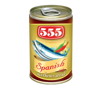 555 Spanish Sardines 155g