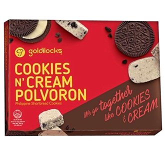 Goldilocks Polvoron 10's - Cookies & Cream 300g