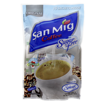 San Mig Coffee 3 IN 1 Sugar Free Orig 70g