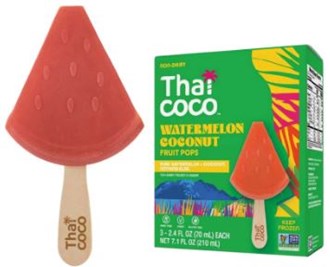 Frozen Thai Coco Fruit Pop 3's - Watermelon