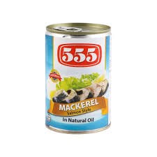 555 Mackerel in Natural Oil 425g