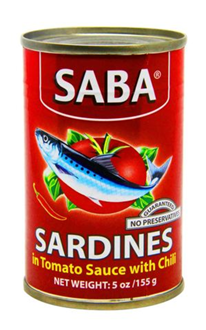 Saba Sardines (hot) 155g
