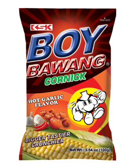Boy Bawang Cornicks - Garlic Hot 100g