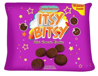 Snackeroo Itsy Bitsy Mini Brownie Cookies 280g