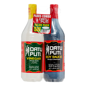 Datu Puti Value Pack Soy Sauce & Vinegar 1L