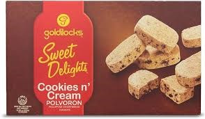 Goldilocks Polvoron - Cookies & Cream 300g