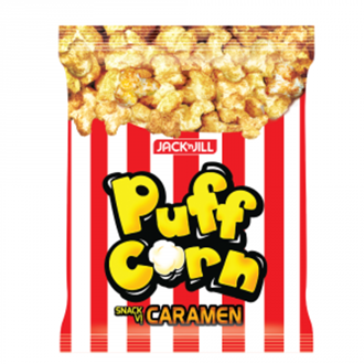 J&J Puff Corn Caramel 75g
