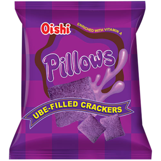 Oishi Pillows Ube Crackers 38g