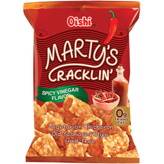 Oishi Marty's Cracklin Spicy Vinegar 90g