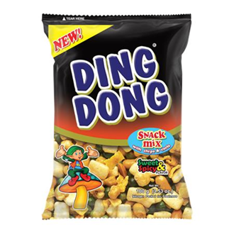 Ding Dong Snack Mix (chips & curls) - Sweet & Spicy 100g