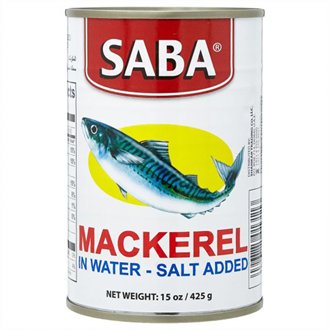 Saba Mackarel in Water wx Salt Added 155g