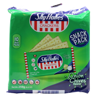 M.Y. San Skyflakes Onion & Chives SnackPack 250g
