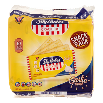 M.Y. San Skyflakes Garlic SnackPack 250g