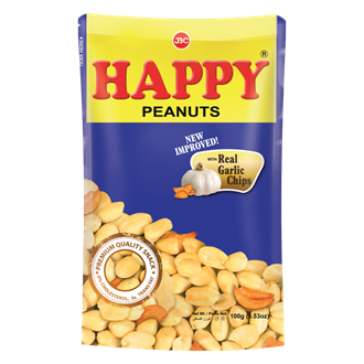 Happy Peanuts Garlic 100g