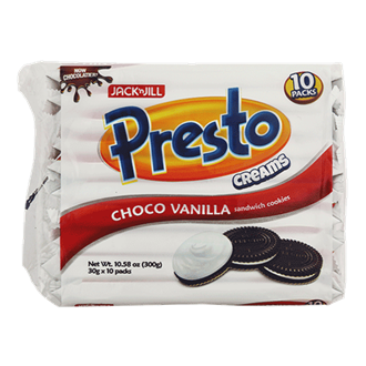 J&J Presto Creams Vanilla 300g
