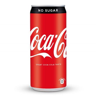 Coca-Cola in Can No Sugar 300ml