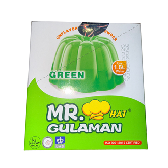 Mr. Hat Gulaman Green UnFlavoured 250g