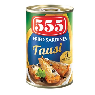 555 Fried Sardines Tausi 155g