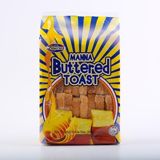 Laura's Manna Buttered Toast 200g