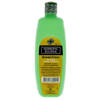 Green Cross Rubbing Alcohol 70% solution 500ml