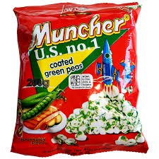 WL Muncher Coeated Green Peas - Beef Spicy 200g