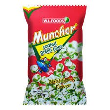 WL Muncher Coeated Green Peas - Beef Spicy 70g