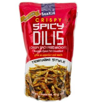 Seakid Crispy Dilis Spicy 40g