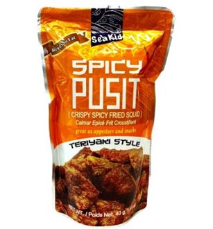 Seakid Crispy Pusit Spicy 40g