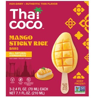 Frozen Thai Coco Fruit Pop 3's - Mango Sticky Rice 210ml