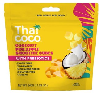 Frozen Thai Coco Probiotic Smoothie Cubes - Coconut Passion Fruit 340g
