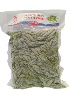 Frozen Okeh Green Bird Eye Chili 500g