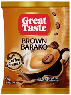 Great Taste 3in1 Brown Barako 300g