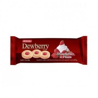 J&J Dewberry Strawberries 'n Cream 10's 330g