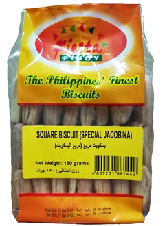 Fiesta Pinoy Square Biscuits (Jacobina) 150g