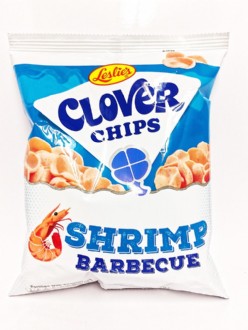 Leslie's Clover Chips Shrimp BBQ 50g