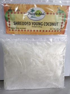 Pacific Isles Frozen Shredded Young Coconut 454g