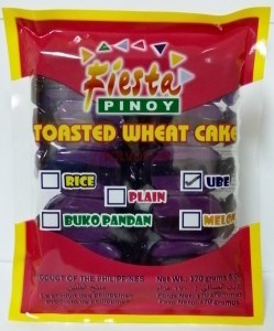 Fiesta Pinoy Toasted Wheat Cake Ube (Polvoron) 170g