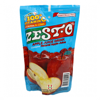 Zesto Juice Apple 10's (SUP) 200ml 