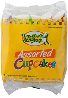 Lemon Square Assorted Cupcakes 300g
