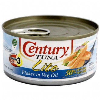 Century Tuna Flakes Vegetable Oil Lite 180g