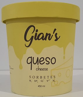 Gian's Sorbetes - Queso 450ml