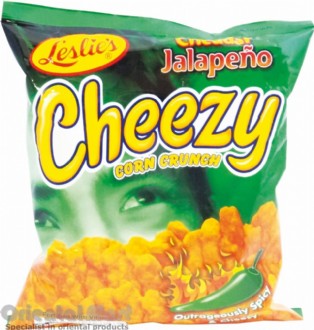 Leslie Cheezy Corn Crunch - Jalapeno 70g