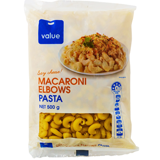 Value Dry Pasta Macaroni Elbows